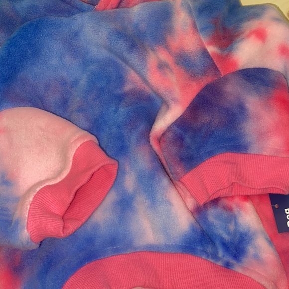Old Navy Pink and Blue Dog Hoodie - Picture 9 of 9